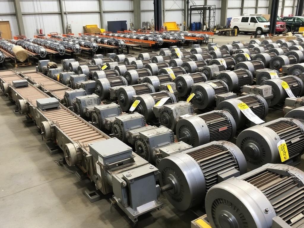 Industrial Conveyors & 220kW Motors Lot